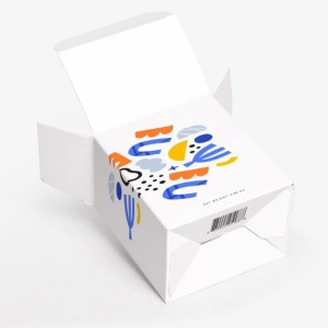 Levende abstrakt gaveæske